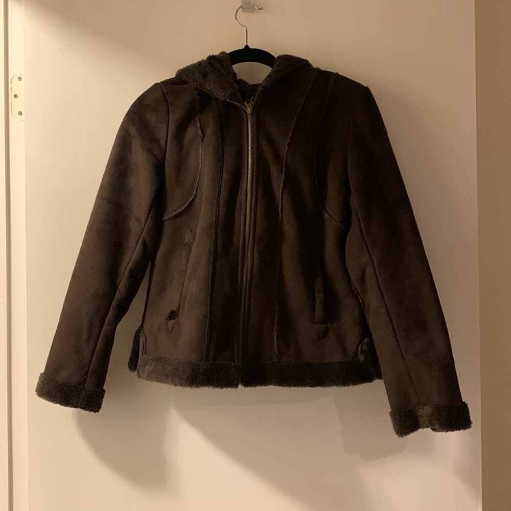 Medium soft Suede Bomber Jacket by Hydraulic